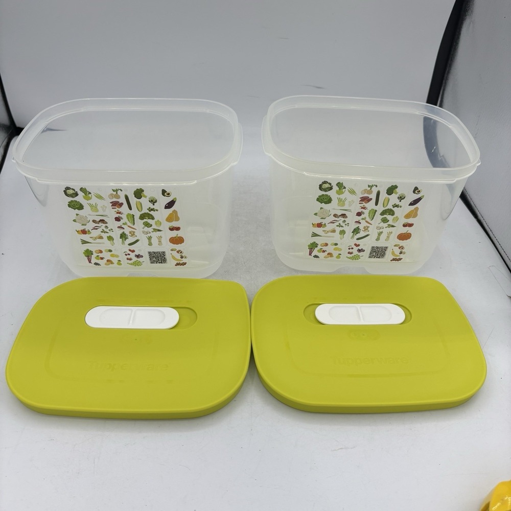 Tupperware Food Containers 2 FridgeSmart Fridge Smart 1.8‎ L  1.75 qt Clear